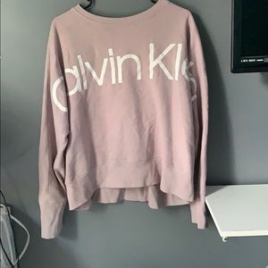 CALVIN KLEIN PERFORMANCE CROPPED CREWNECK